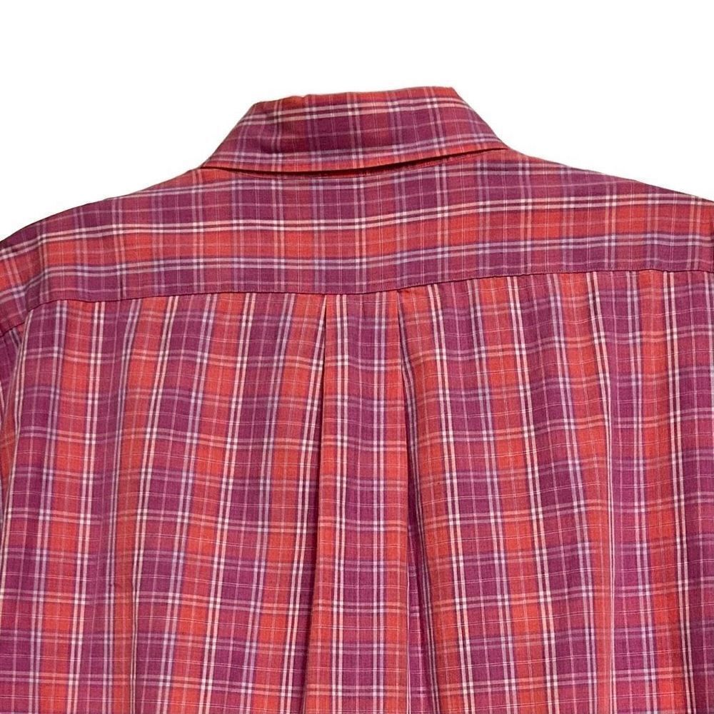 Daniel Cremieux Collection Men's Large Collared Button-Down Plaid Shirt - Picture 5 of 12